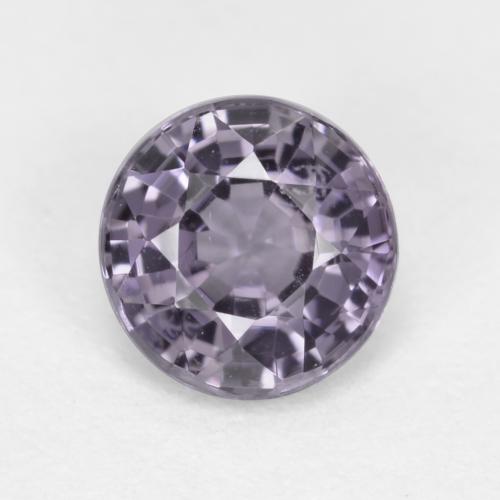Purple Grey Spinel Gem - 0.6ct Round Facet (ID: 561398)
