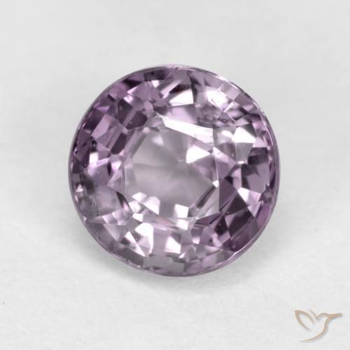 0.72 ct Purple Spinel Stone, Natural Spinel in Round Facet Shape for Sale