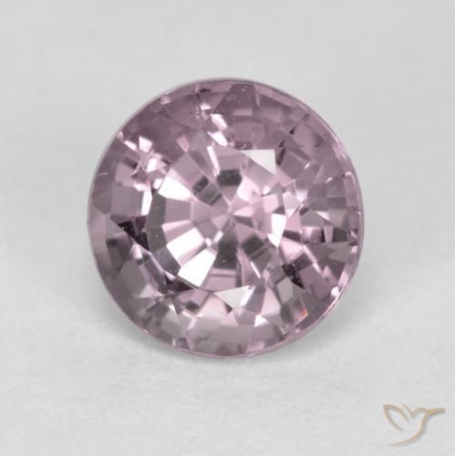 0.65 ct Purple Spinel Stone, Natural Spinel in Round Facet Shape for Sale