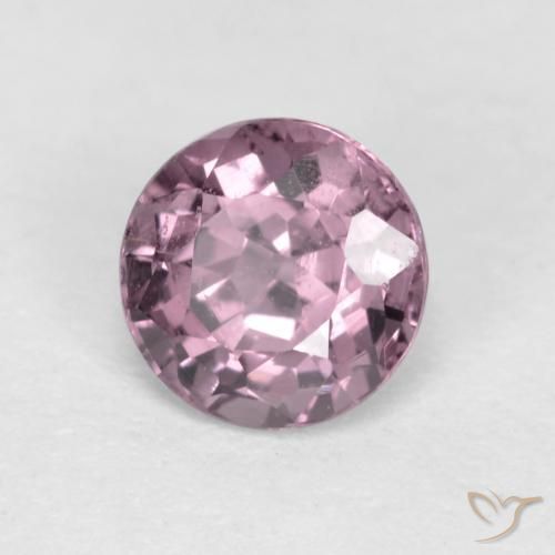 0.51 ct Purple Spinel Stone, Natural Spinel in Round Facet Shape for Sale