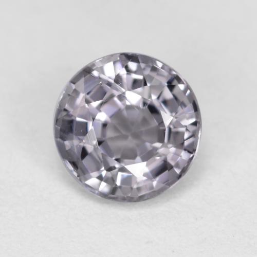 Gris acorazado Espinela Gema - 0.5ct Faceta Redonda (ID: 563597)