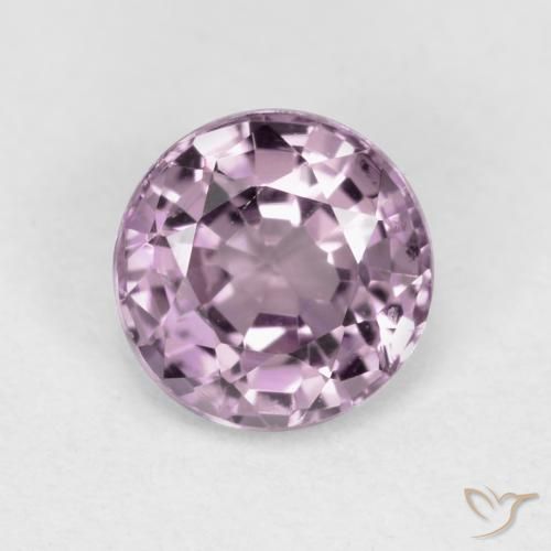 0.60ct Natural Light Purple Spinel, Round, VVS-VS