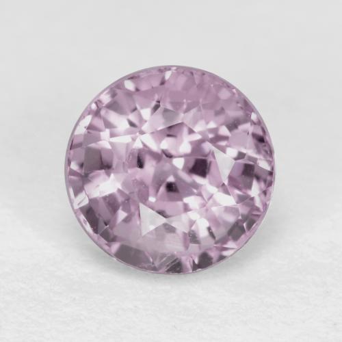 0.76ct Round Facet Pink Spinel from Tanzania, Dimension 5.1mm, Natural untreated Gemstone, VS Clarity, 1 piece Spinel in Light Cherry Pink Color, Mohs Hardness of 8 suitable for daily wear jewelry, Photo A