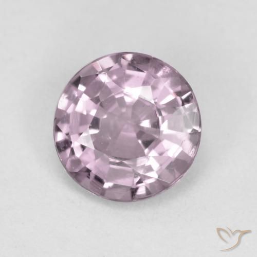 0.50ct Natural Very Light Purple Spinel, Round, VS