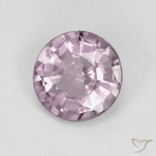 0.50 ct Purple Spinel Stone, Natural Spinel in Round Facet Shape for Sale