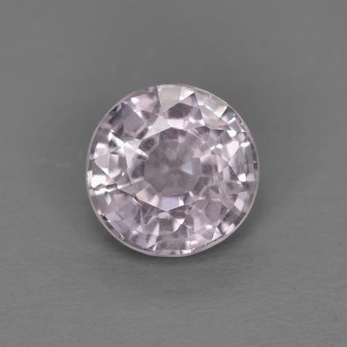 Espinela Violeta Faceta Redonda de 5mm de Tanzania, peso de 0.56ct, piedra preciosa No tratado de forma natural en claridad VS, Espinela de 1 pieza: el color es Violeta grisáceo, dureza Mohs de 8 Adecuado para joyas de uso diario, Photo A