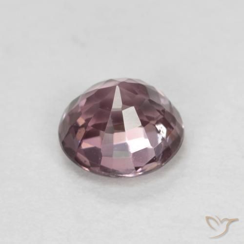 Spinel Gemstone in 5 mm (calibrated) Size for Sale, Spinel Stone in Reddish Purple Color