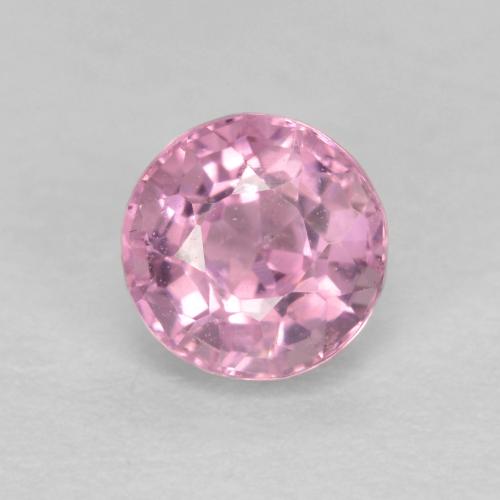 5.1mm Round Pink Spinel from Tanzania, Weight of 0.73ct, Natural untreated Gemstone in VS Clarity, 1pc Round Facet Spinel - Color: Very Light Pink, Mohs Hardness of 8 suitable for daily wear jewelry, Photo A