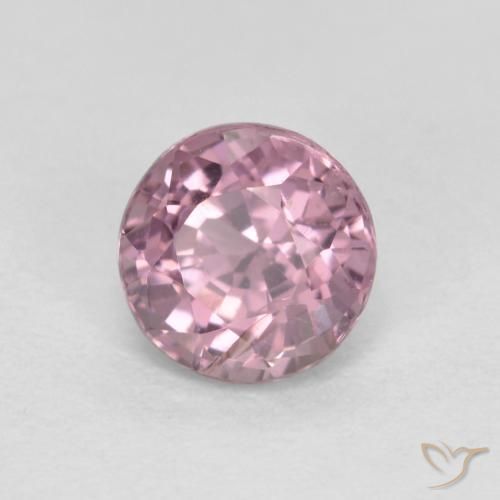 0.68 ct Purple Spinel Stone, Natural Spinel in Round Facet Shape for Sale