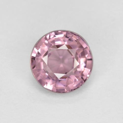 4.9mm Round Facet Pink Spinel from Tanzania, Weight of 0.6ct, Natural untreated Gemstone in VS Clarity, 1pc Spinel - Color: Light Bubblegum Pink, Mohs Hardness of 8 suitable for daily wear jewelry, Photo A