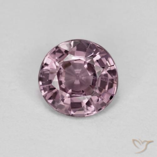 Grape Purple Tone Spinel Gem - 0.5ct Round Facet (ID: 593317)