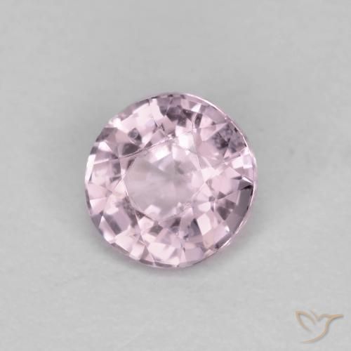 0.58 ct Purple Spinel Stone, Natural Spinel in Round Facet Shape for Sale