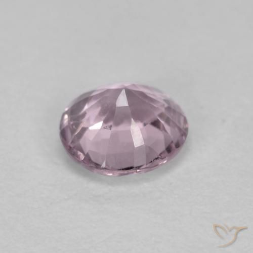 Spinel Gemstone in 5 mm (calibrated) Size for Sale, Spinel Stone in Very Light Pinkish Purple Color