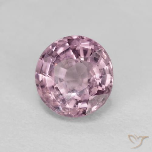 0.64 ct Purple Spinel Stone, Natural Spinel in Round Facet Shape for Sale