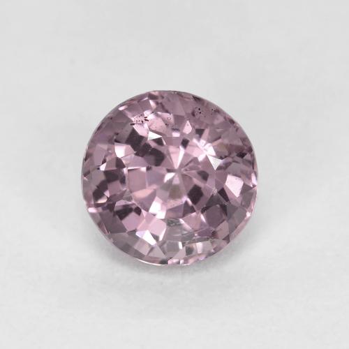 0.64ct Round Lavender Pink Spinel from Tanzania, Dimension 5.1mm, Natural untreated Gemstone, VS Clarity, 1pc Round Facet Spinel, Mohs Hardness of 8 suitable for daily wear jewelry, Photo A