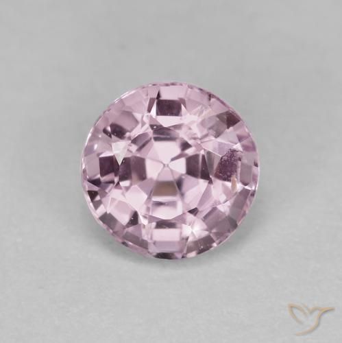 0.66ct Natural Light Purple Spinel, Round, VS
