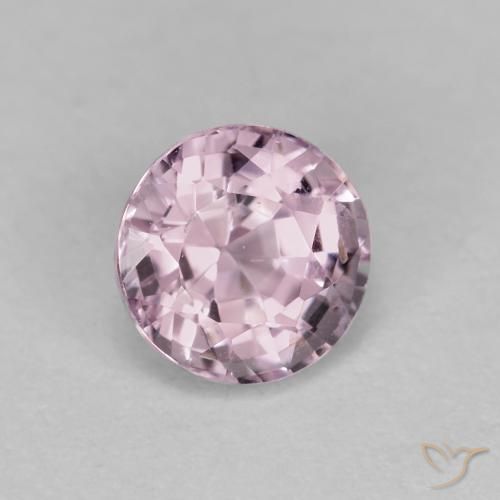 0.66 ct Purple Spinel Stone, Natural Spinel in Round Facet Shape for Sale