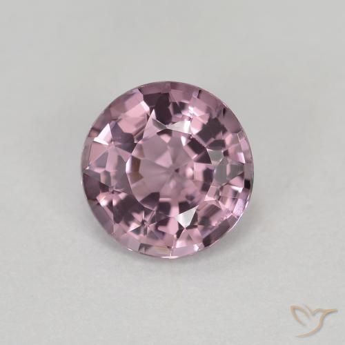 Spinello viola da 0,54 ct, taglio rotondo da 5,1 mm dalla Tanzania, Photo A