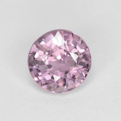 0.54ct Round Facet Pink Spinel from Tanzania, Dimension 5mm, VS Clarity, Natural untreated gemstone, 1pc Spinel in Cherry Pink Tone Color, Mohs Hardness of 8 suitable for daily wear jewelry, Photo A