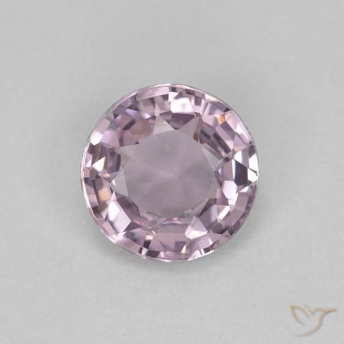 0.5 ct Violet Spinel, 5.1 mm Round Cut From Tanzania, Photo A