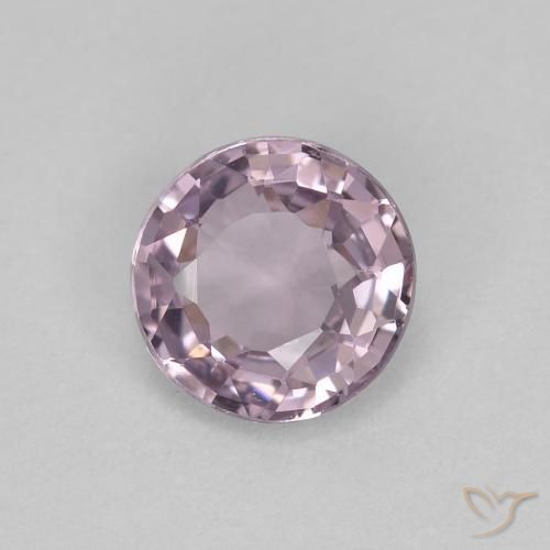 0.50 ct Violet Spinel Stone, Natural Spinel in Round Facet Shape for Sale