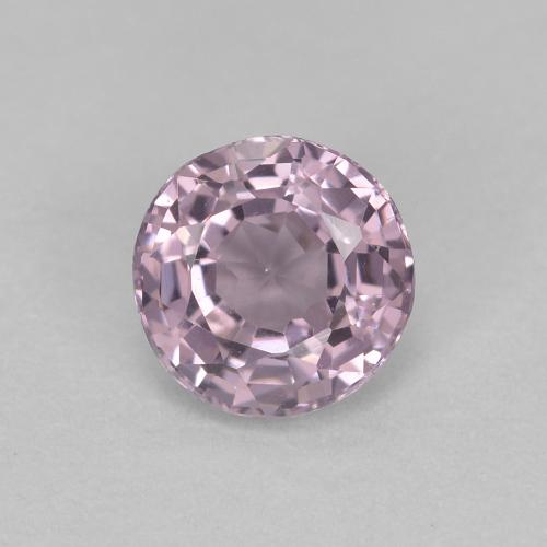 4.9mm Round Pink Spinel from Tanzania, Weight of 0.56ct, Natural untreated Gemstone in VVS-VS Clarity, 1pc Round Facet Spinel - Color: Very Light Pink, Mohs Hardness of 8 suitable for daily wear jewelry, Photo A