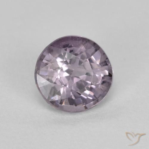 0.53 ct Violet Spinel Stone, Natural Spinel in Round Facet Shape for Sale