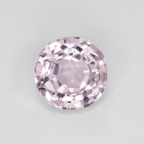 0.52ct Round Very Light Lavender Pink Spinel from Tanzania, Dimension 5mm, Natural untreated Gemstone, VVS-VS Clarity, 1pc Round Facet Spinel, Mohs Hardness of 8 suitable for daily wear jewelry, Photo A