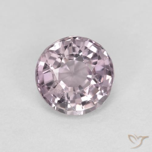 0.58ct Natural Light Violet Spinel, Round, VVS-VS