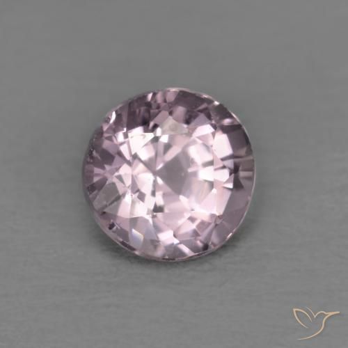 0.55 ct Purple Spinel Stone, Natural Spinel in Round Facet Shape for Sale