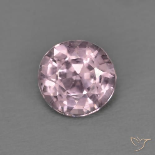 0,45 ct lila Spinell, 4,7 mm Rundschliff aus Tansania, Photo A