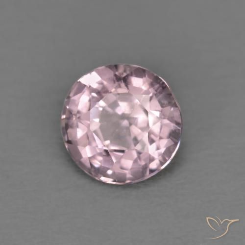 0.45 ct Purple Spinel Stone, Natural Spinel in Round Facet Shape for Sale