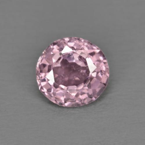 4.6mm Round Pink Spinel from Tanzania, Weight of 0.41ct, Natural untreated Gemstone in VVS-VS Clarity, 1pc Round Facet Spinel - Color: Light Bubblegum Pink, Mohs Hardness of 8 suitable for daily wear jewelry, Photo A