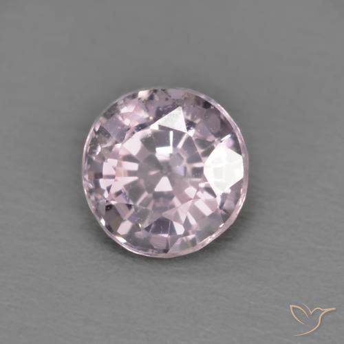 0.55 ct Purple Spinel Stone, Natural Spinel in Round Facet Shape for Sale