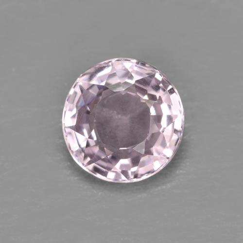 0.54ct Round Facet Pink Spinel from Tanzania, Dimension 5mm, VVS Clarity, Natural untreated gemstone, 1pc Spinel in Very Light Lavender Pink Color, Mohs Hardness of 8 suitable for daily wear jewelry, Photo A