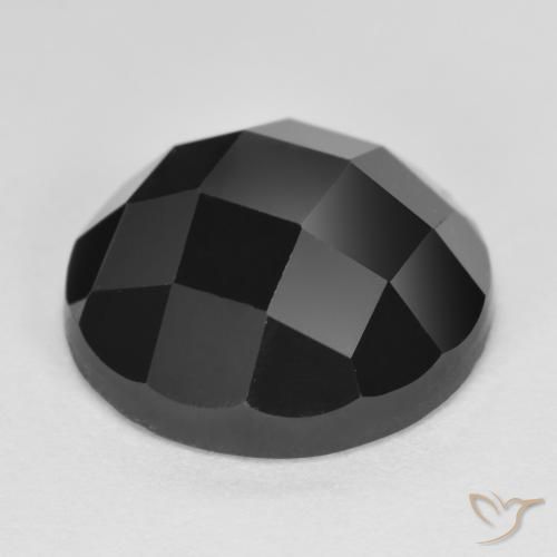 Spinel Gemstone in 12 mm (calibrated) Size for Sale, Spinel Stone in Black Color