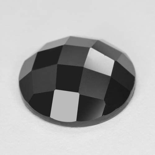 Spinel Gemstone in 12 mm (calibrated) Size for Sale, Spinel Stone in Black Color
