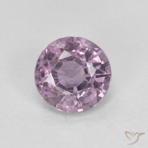 0.54ct Natural Light Grape Purple Spinel, Round, VS