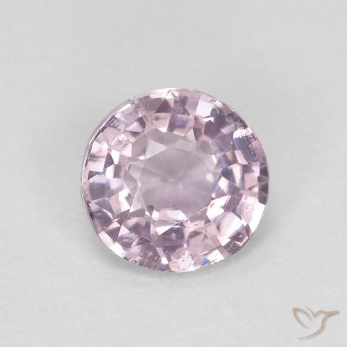0.52ct Natural Very Light Pinkish Purple Spinel, Round, VS