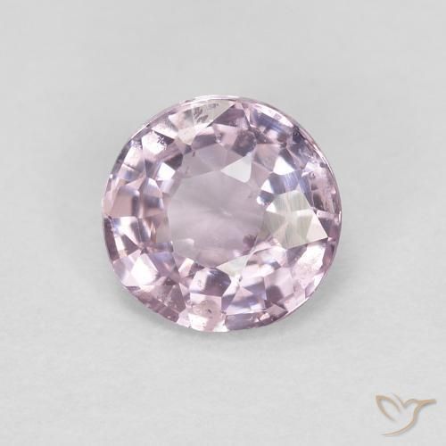 0.52 ct Purple Spinel Stone, Natural Spinel in Round Facet Shape for Sale