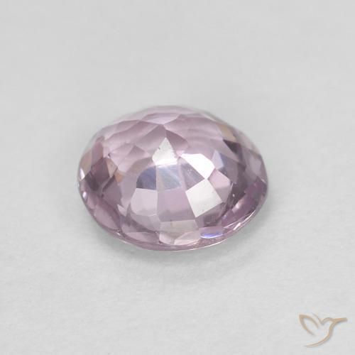 Spinel Gemstone in 5 mm (calibrated) Size for Sale, Spinel Stone in Very Light Pinkish Purple Color