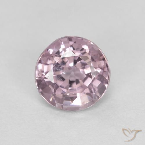 Spinello viola da 0,53 ct, taglio rotondo da 4,8 mm dalla Tanzania, Photo A