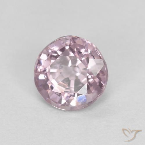 0.53 ct Purple Spinel Stone, Natural Spinel in Round Facet Shape for Sale