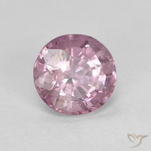 0.56 ct Purple Spinel Stone, Natural Spinel in Round Facet Shape for Sale