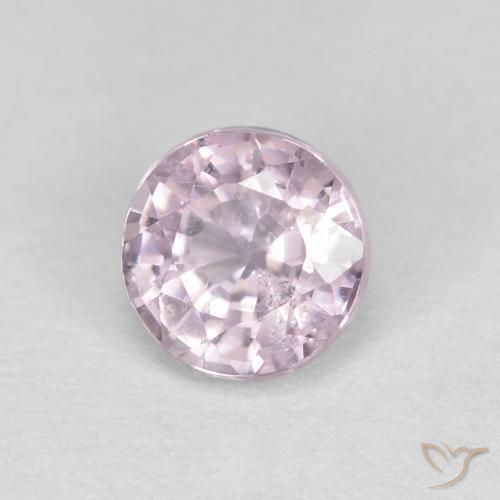 0.59 ct Purple Spinel Stone, Natural Spinel in Round Facet Shape for Sale