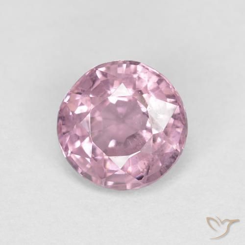 0.53ct Natural Grey Purple-Pink Spinel, Round, VS