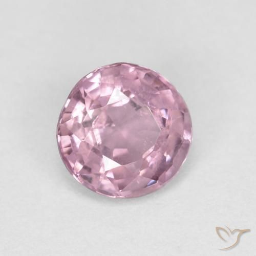 0.53 ct Purple Spinel Stone, Natural Spinel in Round Facet Shape for Sale