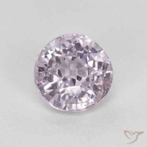 0.63 ct Violet Spinel, 5 mm Round Cut From Tanzania, Photo A