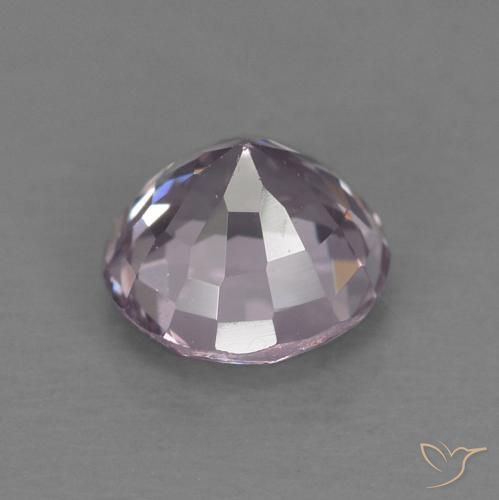 Spinel Gemstone in 5 mm (calibrated) Size for Sale, Spinel Stone in Very Light Pinkish Purple Color