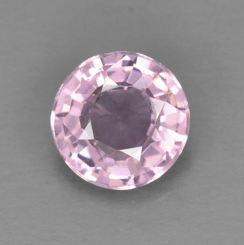 Espinela Morado Faceta Redonda de 4,8mm de Tanzania, peso de 0.47 ct, piedra preciosa natural No tratado en claridad vvs-vs, Espinela de 1 pieza - Color: Púrpura rosáceo muy claro, dureza Mohs de 8 Adecuado para joyas de uso diario, Photo A